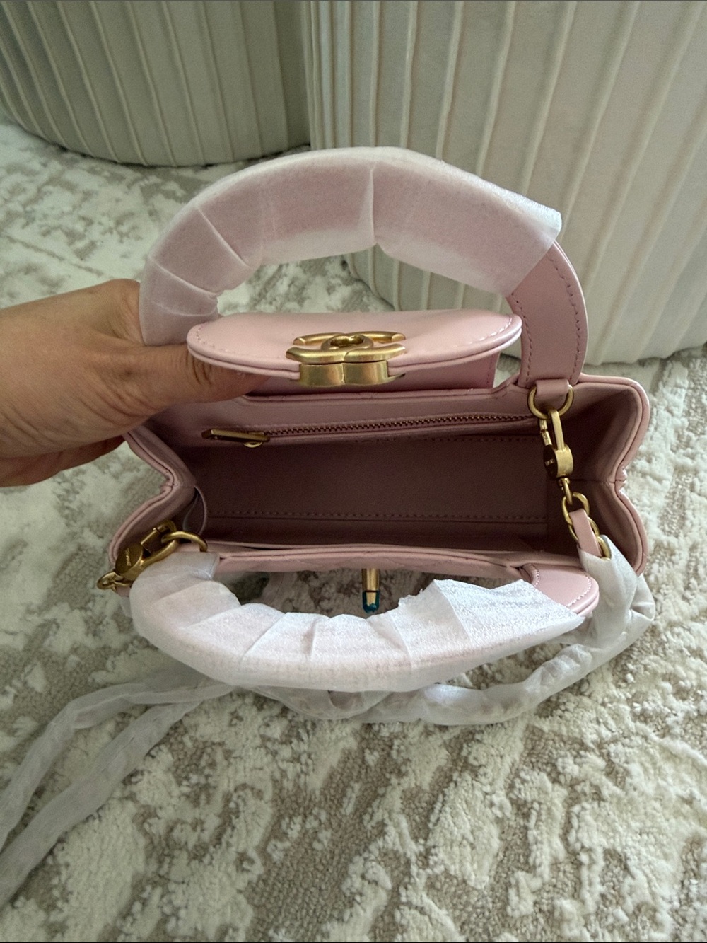 Chanel makeup bag Pink - Picture 5 of 5